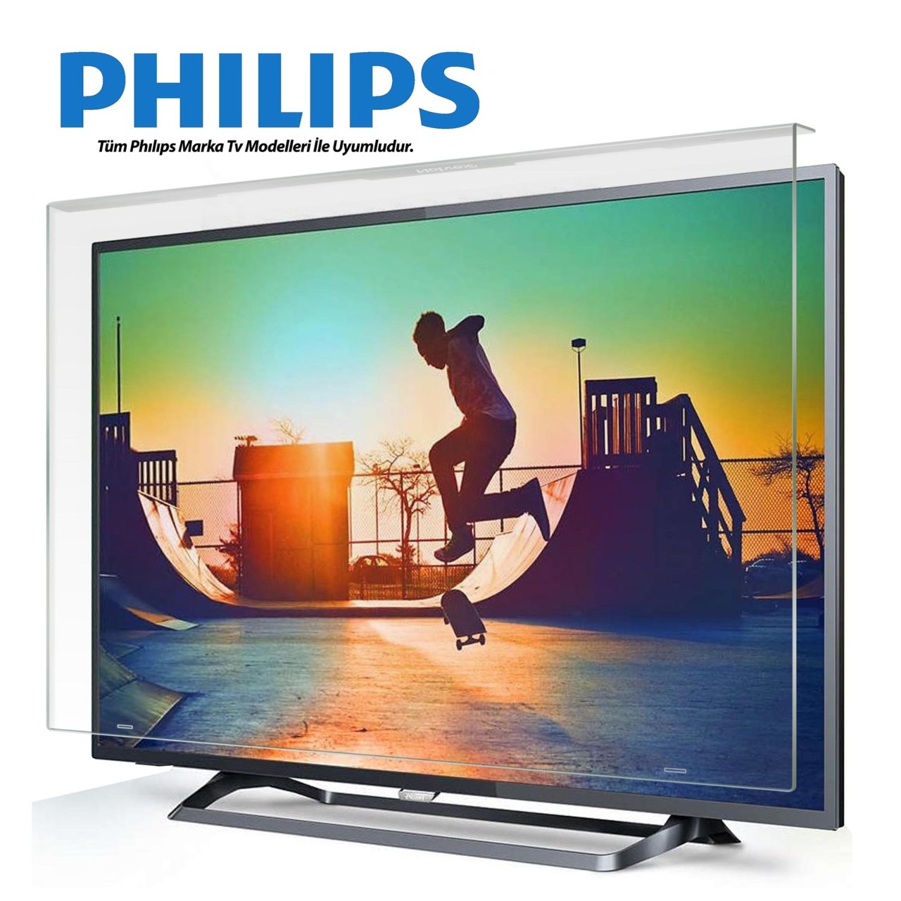 Philips 55PUS6703 Uyumlu TV Ekran Koruyucu
